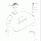 SP125 1982-1983 Fuel tank (model d)