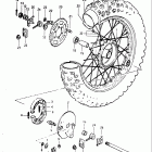 SP125 1982-1983 Заднее колесо