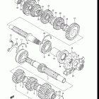 GR650, X TEMPTER 1983 Трансмиссия