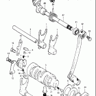 SP125 1982-1983 Механизм  переключения передач