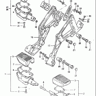 GS550L 1983 Подножки