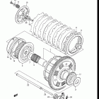 GS750E,ES 1983 Сцепление