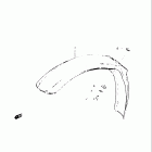 DR250 1982-1983 Переднее крыло