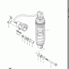 GS550E, ES 1983 Задний амортизатор