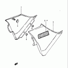 GS550L 1983 Обтекатель рамы