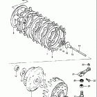 RM250 1982-1983 Сцепление