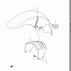 GS750E,ES 1983 Переднее крыло