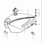 GS750S 1983 Топливный бак