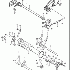GS650M 1983 Механизм  переключения передач