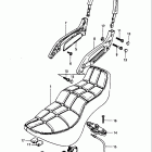 GS550L 1983 Сидение