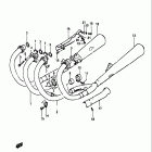 GS1100GK 1982-1983 Глушитель