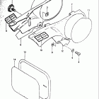 JR50R 1983 Обтекатель рамы