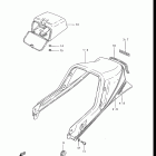 GS550E, ES 1983 Обтекатель сидения