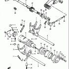 GS750S 1983 Механизм  переключения передач