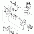 RM250 1982-1983 Коленвал