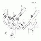 GS650G 1981-1982 Глушитель