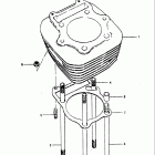 DR500 1981-1982 Цилиндр