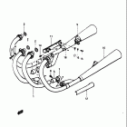 GS550M 1982 Глушитель