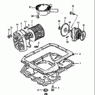 GS1000S 1982 Oil pump-oil filter