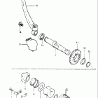 RM465 1981-1982 Кик стартер