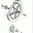 GS450L 1980-1982 Front wheel (model z)