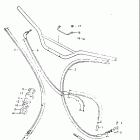 DS80 1980-1982 Handlebar - control cable