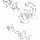 GS650E 1981-1982 Заднее колесо