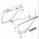 GS750E 1982 Обтекатель рамы