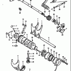 GS1000S 1982 Механизм  переключения передач