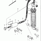 RM80 1982 Задний амортизатор