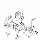 GS550L 1981-1982 Передний суппорт тормозной