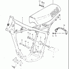 RM125 1981-1982 Frame - seat (model x)