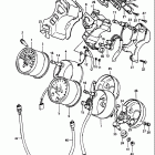 GS550L 1981-1982 Speedometer - tachometer (model z)