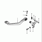 GS550M 1982 Задний тормоз