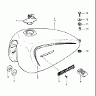 GS550L 1981-1982 Fuel tank (model z)