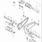 GS650E 1981-1982 Footrest (model x)