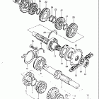 GS650E 1981-1982 Трансмиссия