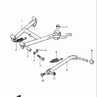 GS550M 1982 Подножка
