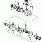 GS550M 1982 Коленвал