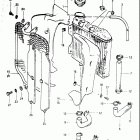 RM125 1981-1982 Радиатор