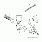 DR500 1981-1982 Left handle switch (model z)