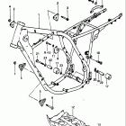 DR500 1981-1982 Рама