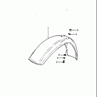 DR500 1981-1982 Переднее крыло