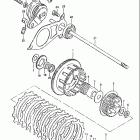 GS550L 1981-1982 Сцепление