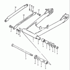 GS450T,-TX 1981-1982 Маятник задний