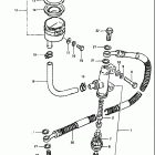 GS550M 1982 Задний торм цилиндр