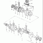 GS550L 1981-1982 Коленвал