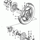 GS1000S 1982 Заднее колесо