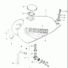 JR50 1982 Топливный бак