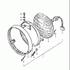 GS450T,-TX 1981-1982 Фара